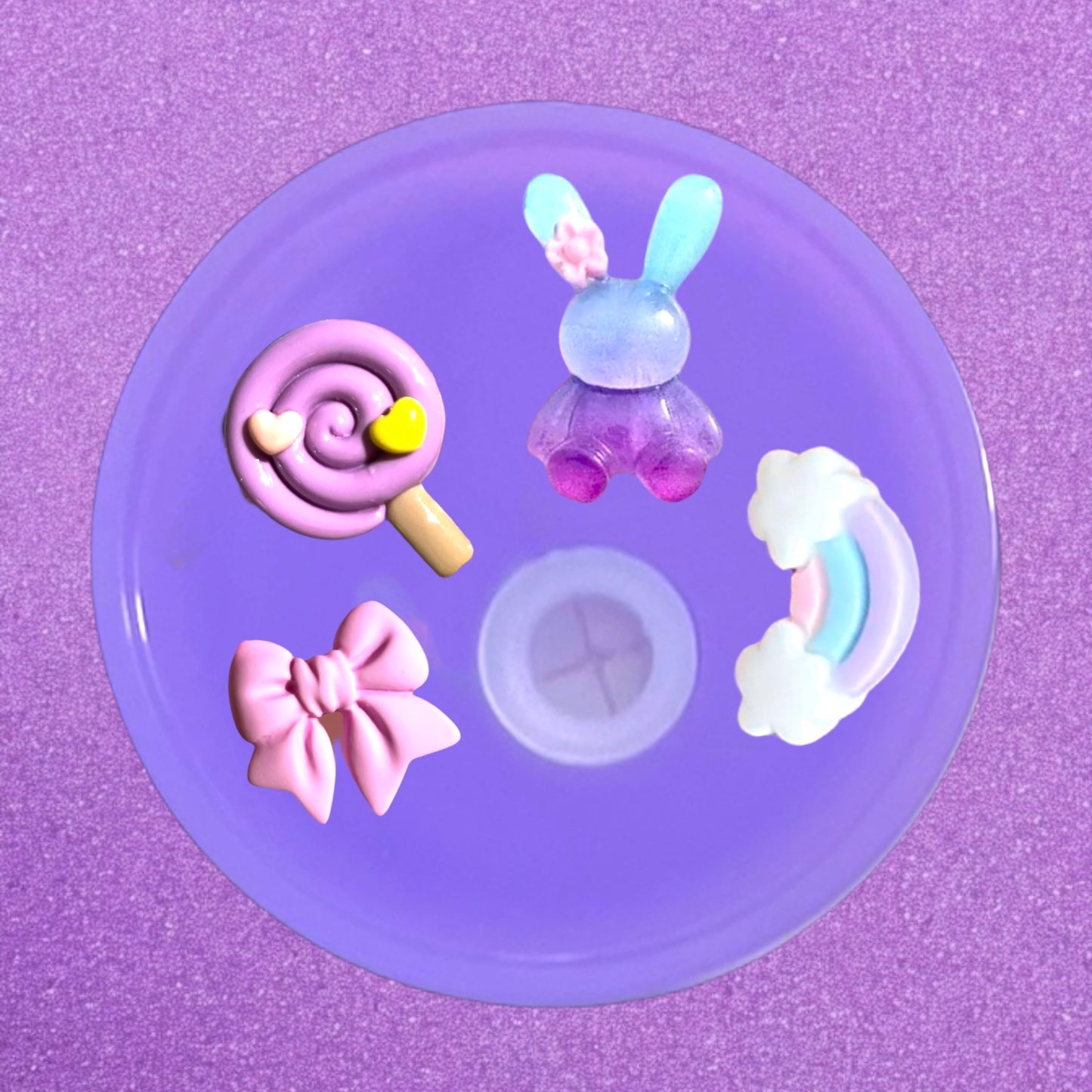 Charms in Resina a forma di Fiocco – Decora il tuo Tappo con Stile! ✨