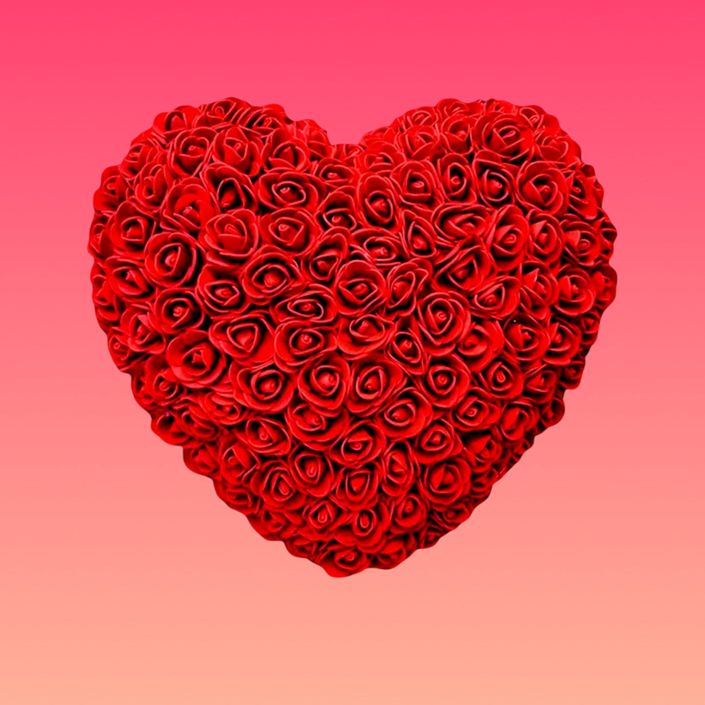 Tazza da 475 ml in Vetro Doppio con Tappo e Cannuccia inclusi e Orsacchiotto di Roselline artificiali