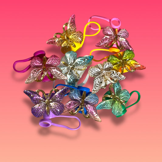 Toppers per Cannucce - Copricannucce Protettivi a forma di Farfalla