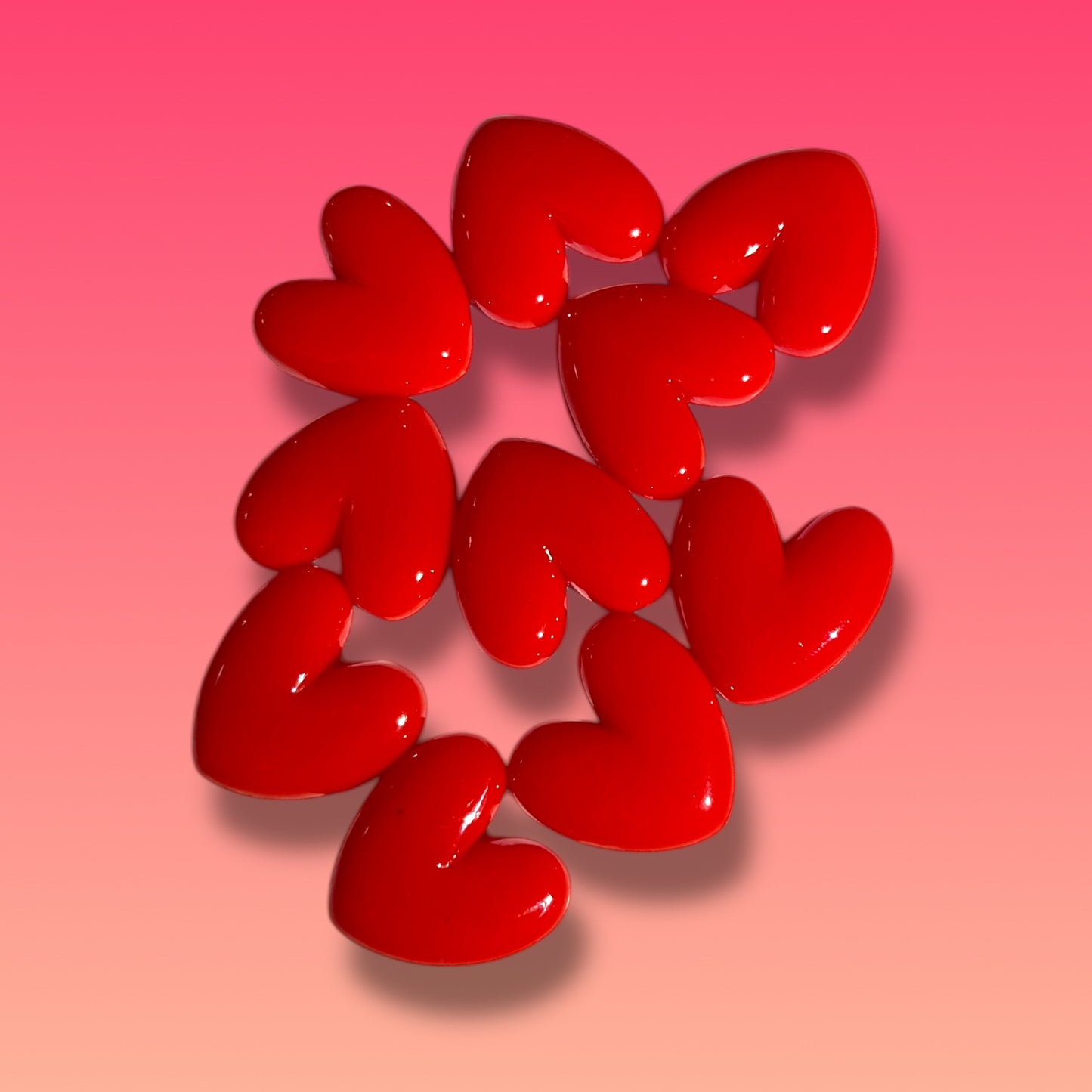 Charms in Resina a forma di Cuore – Decora il tuo Tappo con Stile! ✨