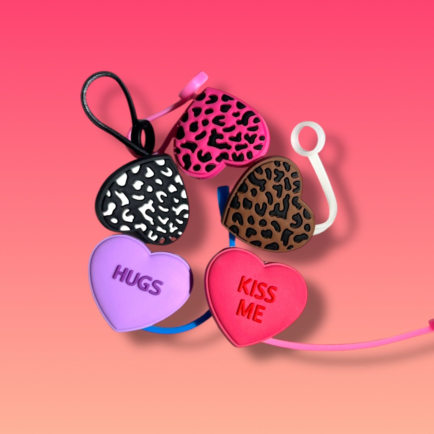 Toppers per Cannucce - Copricannucce Protettivi a forma di Cuore