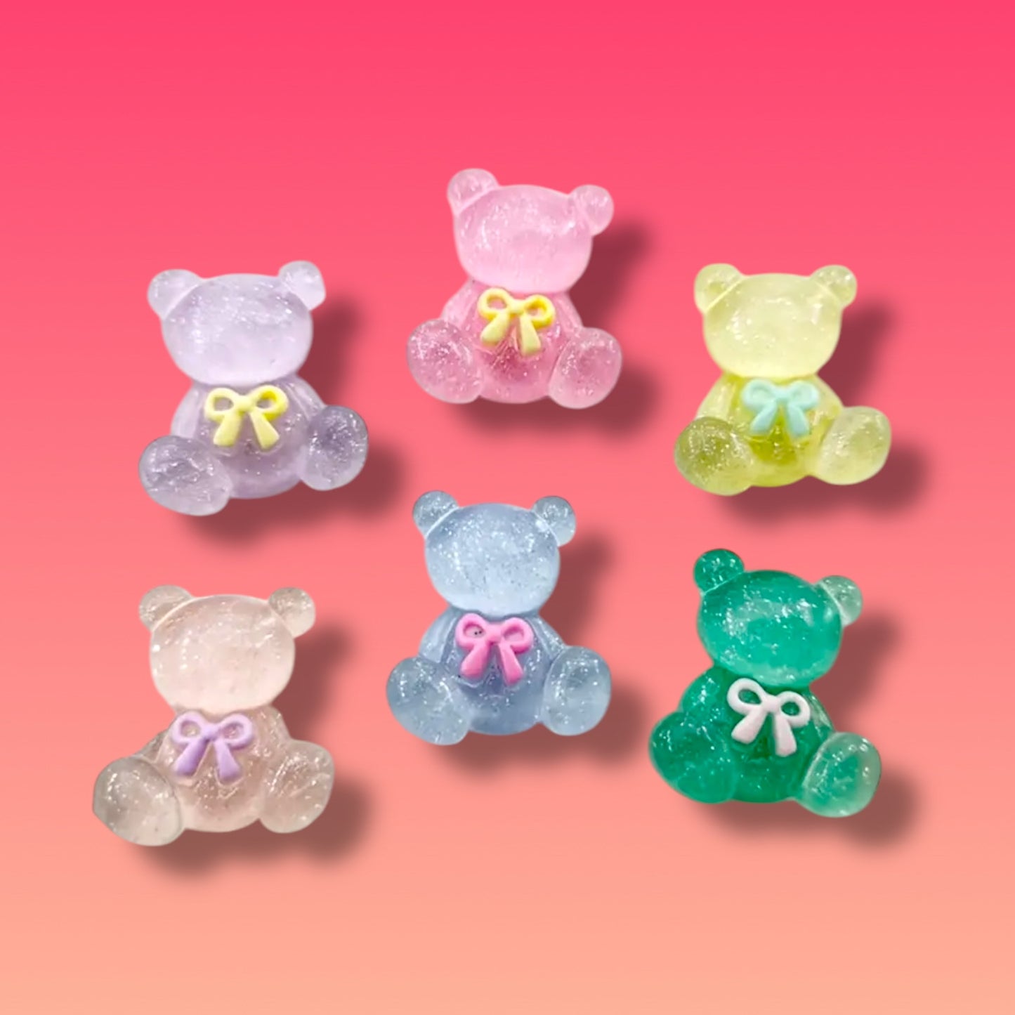 Charms in Resina a forma di Orsacchiotto – Decora il tuo Tappo con Stile! ✨