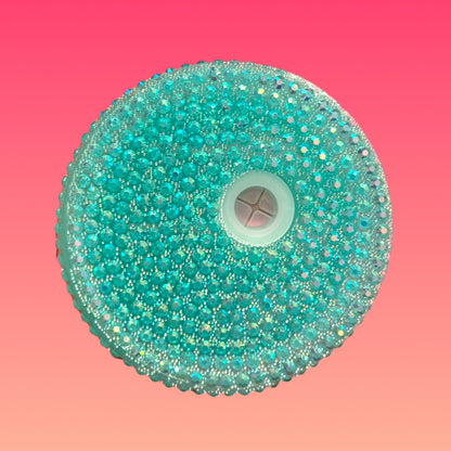 Bundle di 3 Tappi Glitterati con Cannucce Incluse per Tazza da 475ml