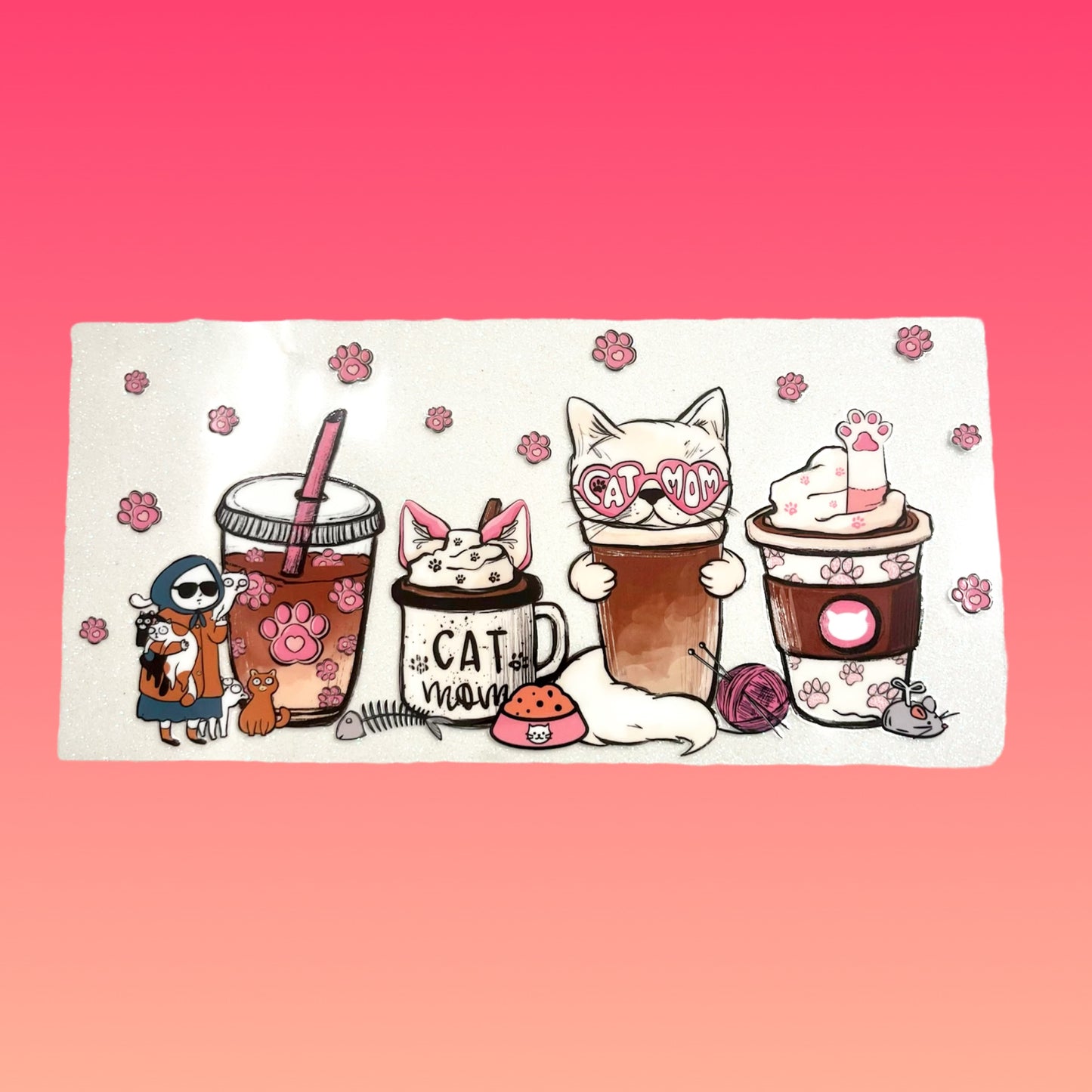 Sticker Sip 'n Shine Impermeabile per la tua CUP ✨