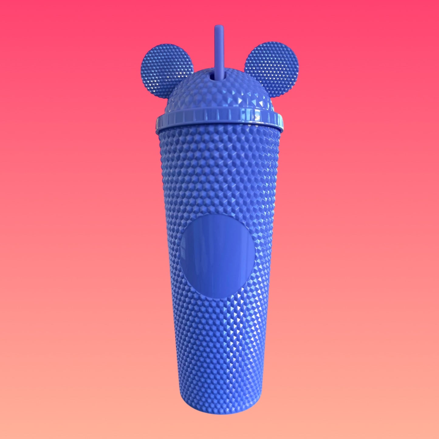 Tazza Viola Effetto Diamante 700ml/1000ml con Tappo e Cannuccia Inclusa!