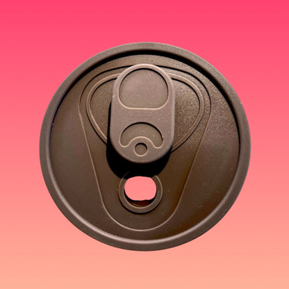 Tappo Stile Lattina con Cannuccia Inclusa per Tazza da 475ml