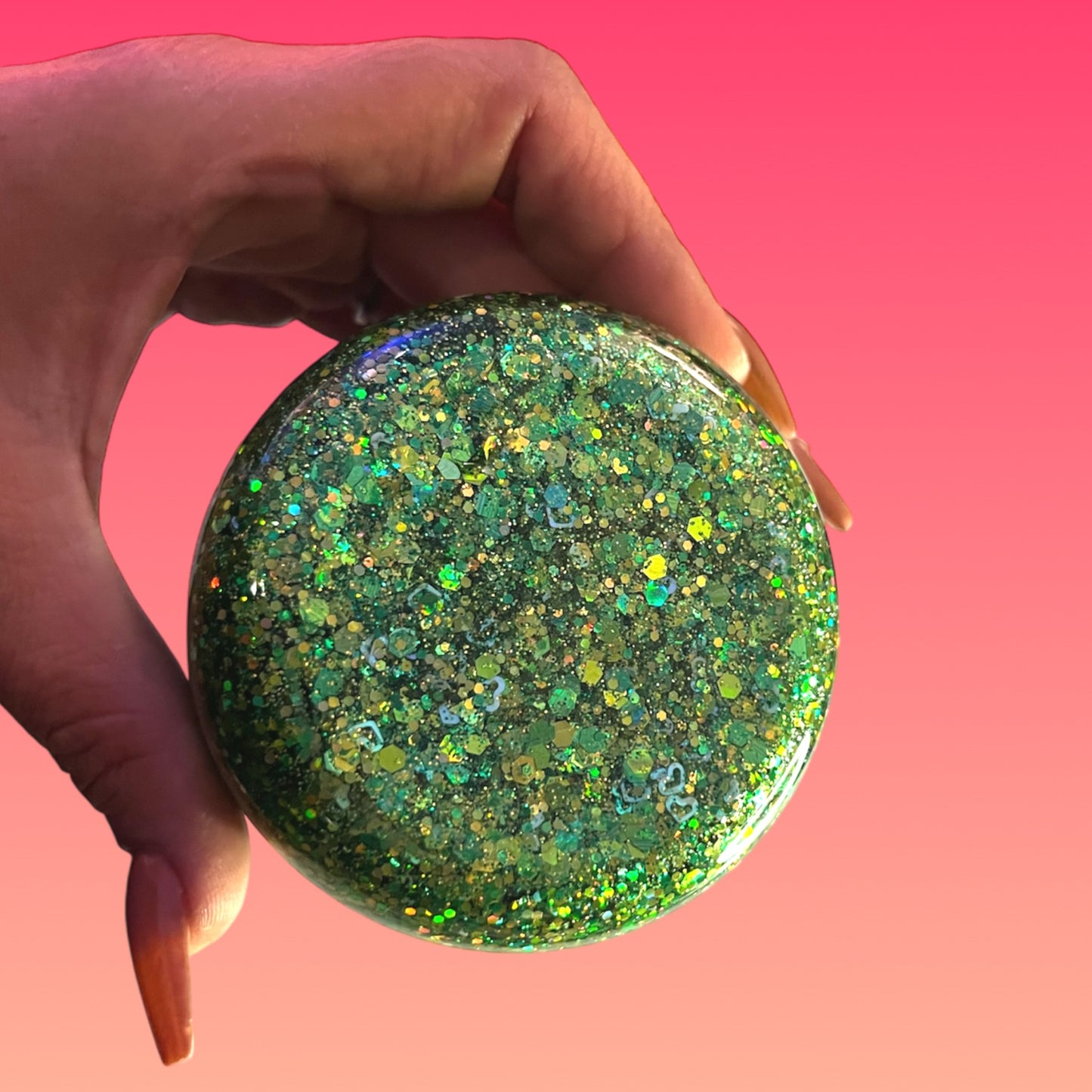 Tazza Glitterata da 475 ml in Vetro Doppio con Tappo in Bambù e Cannuccia Inclusa!