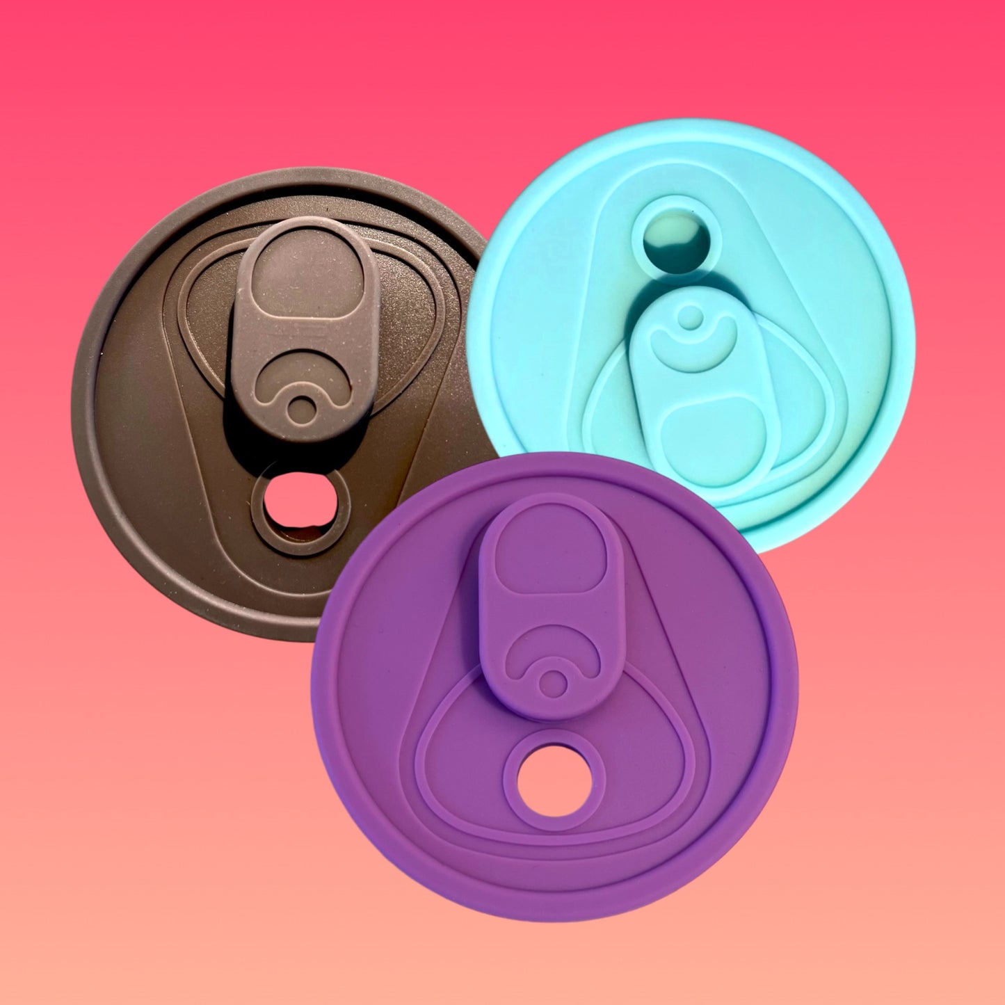 Tappo Stile Lattina con Cannuccia Inclusa per Tazza da 475ml